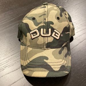 DUB Camouflage strap back baseball cap